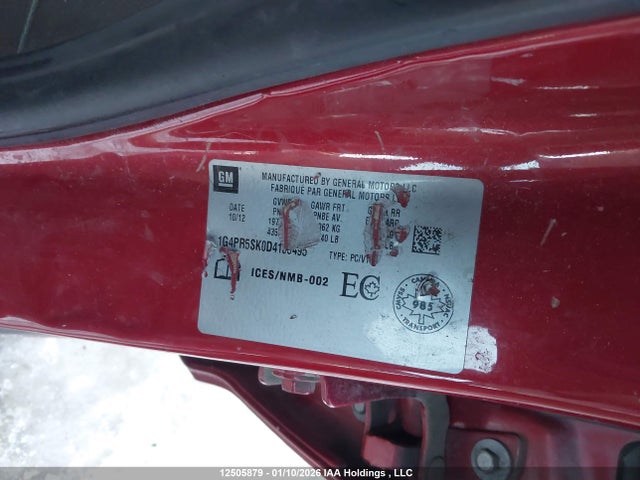 Продаж на аукціоні авто 2013 Buick Verano Convenience, vin: 1G4PR5SK0D4133495, номер лоту: 12505879