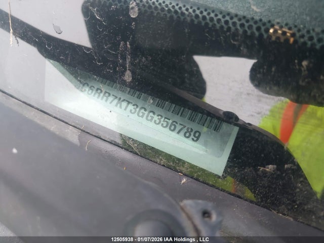 12505938 :رقم المزاد ، 3C6RR7KT3GG356789 vin ، 2016 Ram 1500 St مزاد بيع