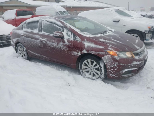2012 Honda Civic Ex 4dr მანქანა იყიდება აუქციონზე, vin: 2HGFB2F58CH027998, აუქციონის ნომერი: 12505958