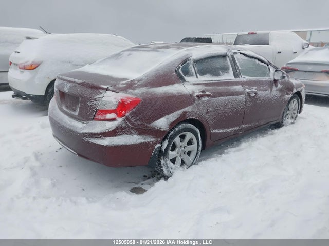 2012 Honda Civic Ex 4dr მანქანა იყიდება აუქციონზე, vin: 2HGFB2F58CH027998, აუქციონის ნომერი: 12505958