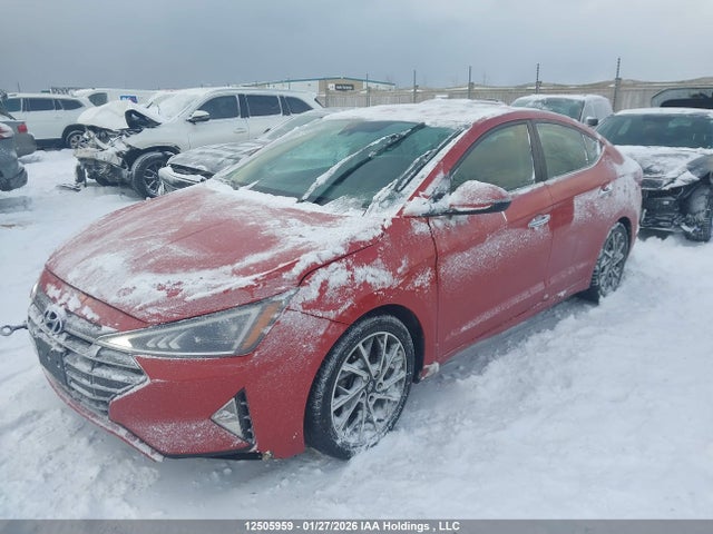 2020 Hyundai Elantra Ultimate მანქანა იყიდება აუქციონზე, vin: KMHD84LF3LU110213, აუქციონის ნომერი: 12505959