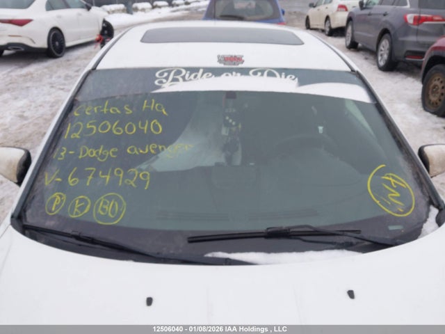 Aukcja sprzedaży 2013 Dodge Avenger Sxt, vin: 1C3CDZCB8DN674929, numer aukcji: 12506040
