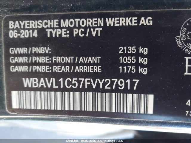 WBAVL1C57FVY27917 BMW X1 Xdrive28i