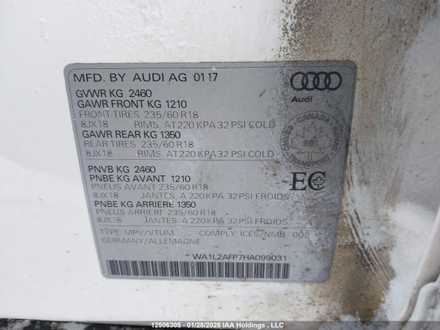WA1L2AFP7HA099031 Audi Q5