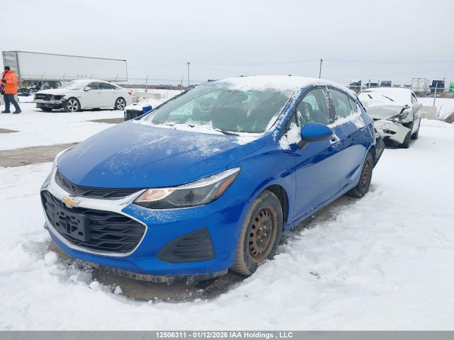 12506311 :رقم المزاد ، 3G1BE6SM3KS557048 vin ، 2019 Chevrolet Cruze Lt مزاد بيع