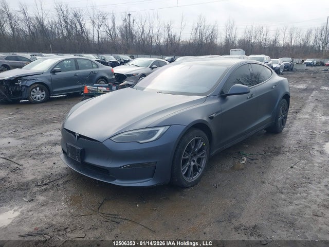 12506353 :رقم المزاد ، 5YJSA1E58NF479034 vin ، 2022 Tesla Model S مزاد بيع