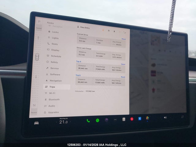 12506353 :رقم المزاد ، 5YJSA1E58NF479034 vin ، 2022 Tesla Model S مزاد بيع