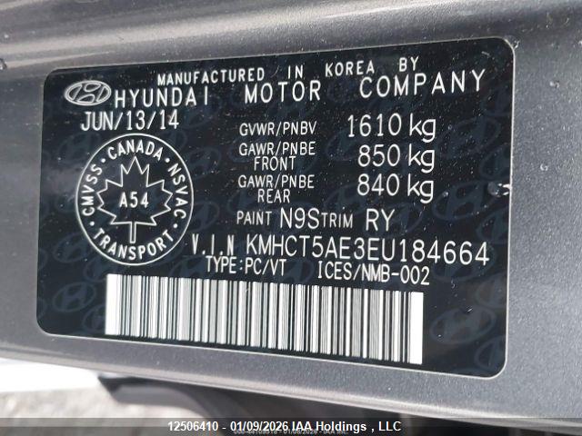 Продажа на аукционе авто 2014 Hyundai Accent Gls/gs, vin: KMHCT5AE3EU184664, номер лота: 12506410