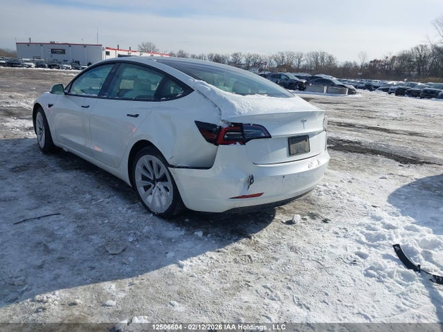 5YJ3E1EA7NF346755 Tesla Model 3 Rwd/standard Range