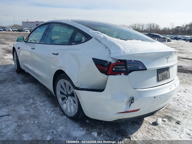 5YJ3E1EA7NF346755 Tesla Model 3 Rwd/standard Range