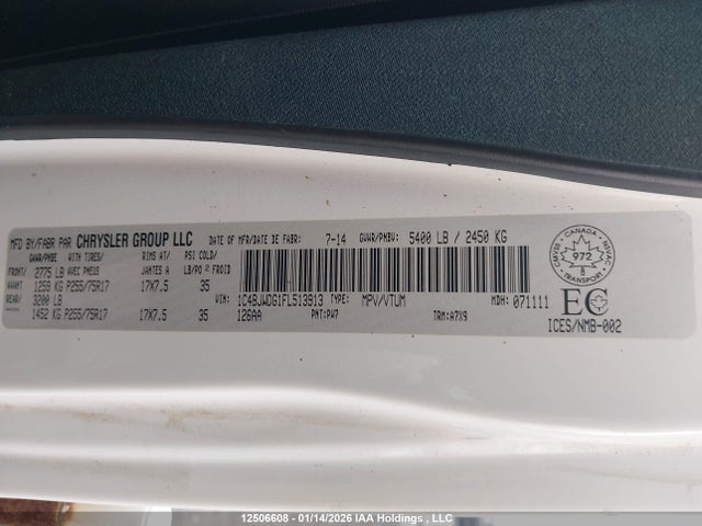 1C4BJWDG1FL513913 Jeep Wrangler Unlimited Sport