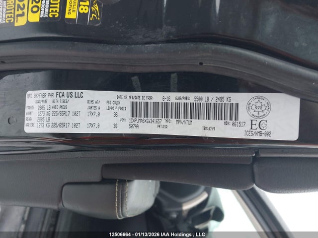 1C4PJMASXGW341657 Jeep Cherokee