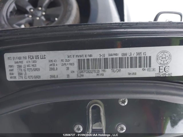 1C6RR7FG9GS279139 RAM 1500 St