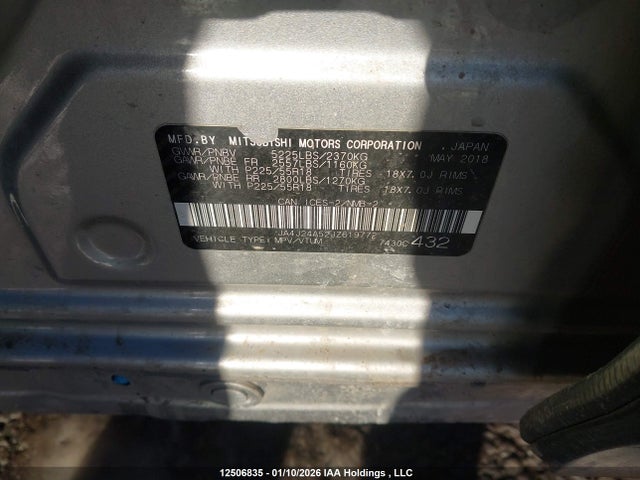 JA4J24A52JZ619772 Mitsubishi OUTLANDER PHEV