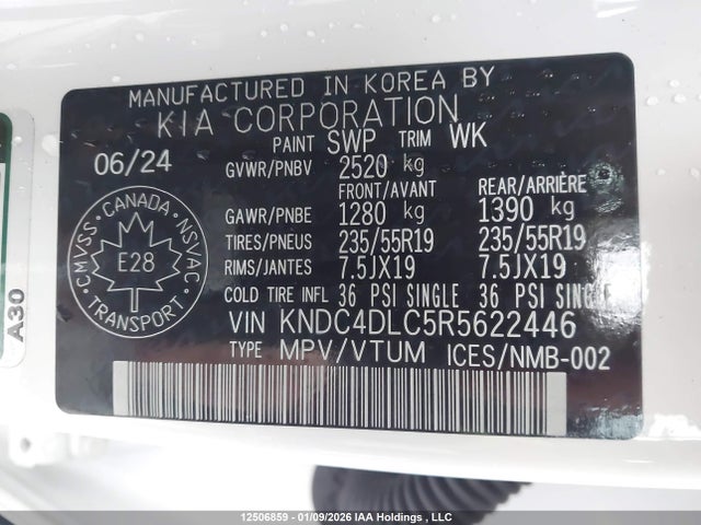 KNDC4DLC5R5622446 KIA Ev6 Land W/gt-line Pkg 1/land W/gt-line Pkg 2