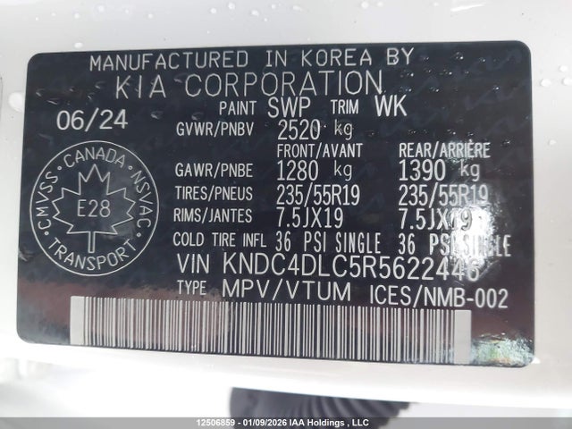 KNDC4DLC5R5622446 KIA Ev6 Land W/gt-line Pkg 1/land W/gt-line Pkg 2