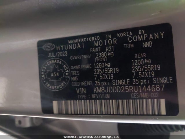 Hyundai Tucson Ultimate 2024 KM8JDDD25RU144687 Image 19