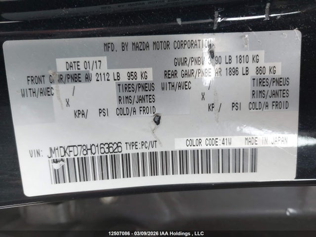 Mazda CX-3 2017 JM1DKFD78H0163626 Image 9