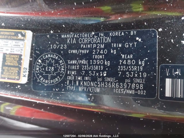 KNDNC5H36R6397698 KIA A3