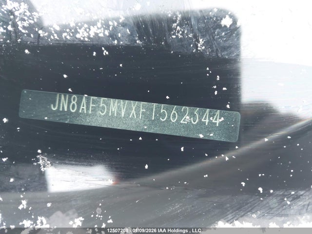JN8AF5MVXFT562344 Nissan Juke Sl/sv