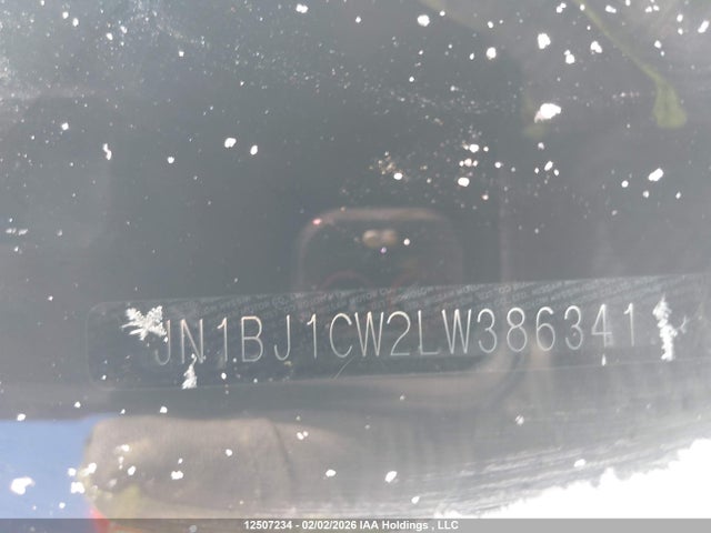 JN1BJ1CW2LW386341 Nissan QASHQAI