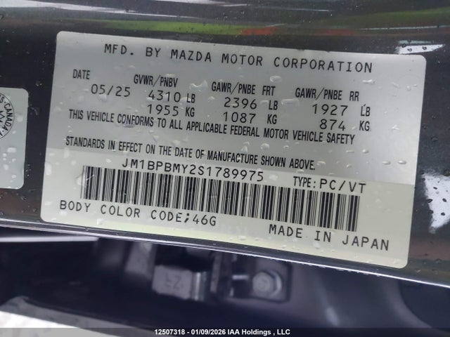 JM1BPBMY2S1789975 Mazda Mazda3 Gt W/turbo