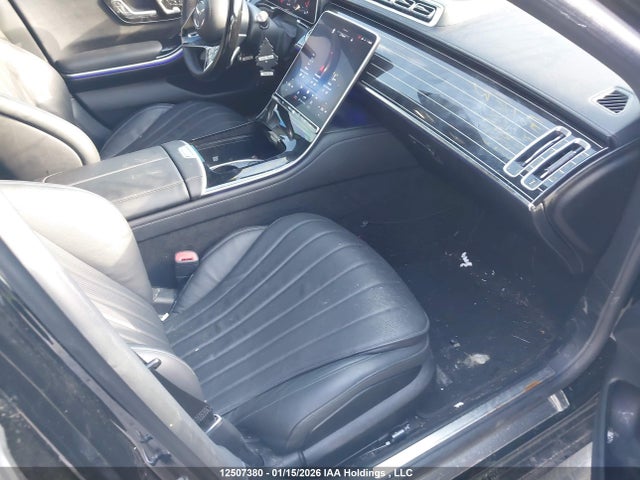 12507380 :رقم المزاد ، W1K6G7GB7NA159448 vin ، 2022 Mercedes-benz S 580 4matic مزاد بيع