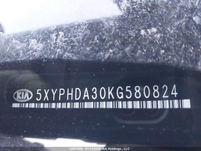 5XYPHDA30KG580824 KIA Sorento 2.4l Ex