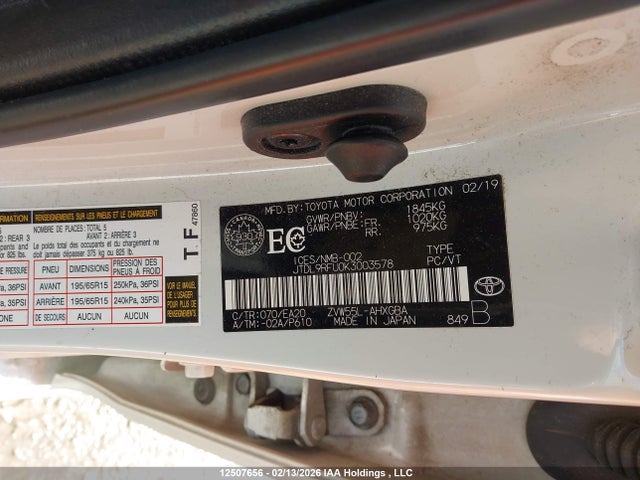 JTDL9RFU0K3003578 Toyota Prius Technology