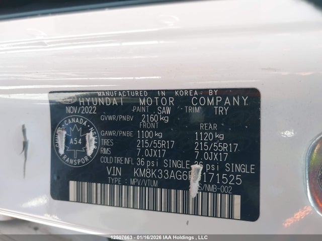 KM8K33AG6PU171525 Hyundai Kona Electric Ultimate