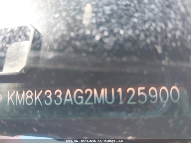 KM8K33AG2MU125900 Hyundai Kona Limited