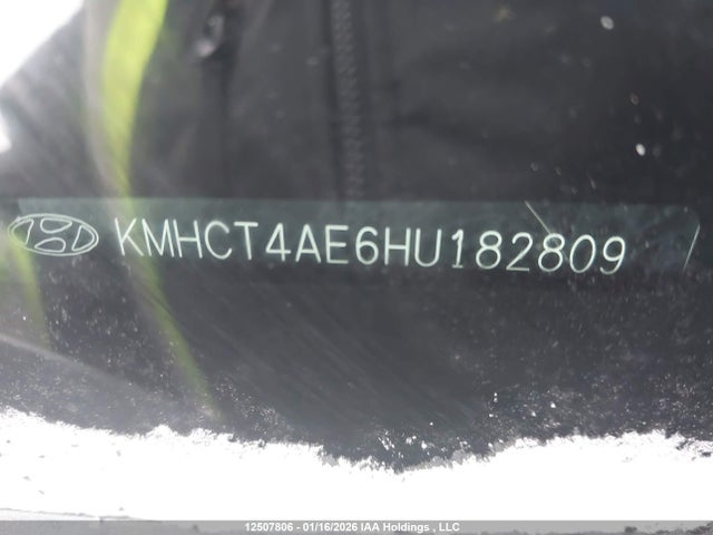 KMHCT4AE6HU182809 Hyundai ACCENT SE