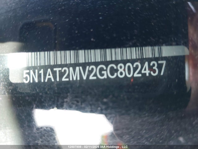Продажа на аукционе авто 2016 Nissan Rogue S/sl/sv, vin: 5N1AT2MV2GC802437, номер лота: 12507808