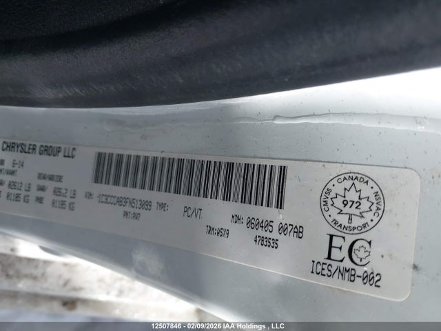 1C3CCCAB3FN513099 Chrysler 200 Limited