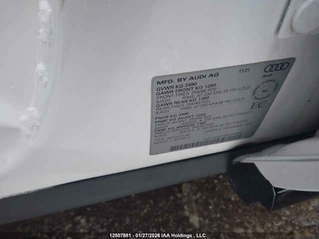 WA1FAAFY9N2043896 Audi Q5 Prestige 45