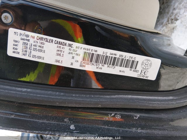 Aukcja sprzedaży 2012 Dodge Grand Caravan Se/sxt, vin: 2C4RDGBG7CR417673, numer aukcji: 12507884