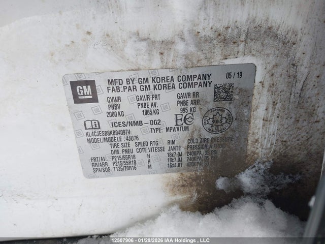 Buick Encore Preferred 2019 KL4CJESB8KB940974 Image 18