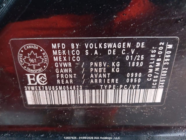 Volkswagen JETTA SE 2025 3VWEX7BU8SM054623 Image 19
