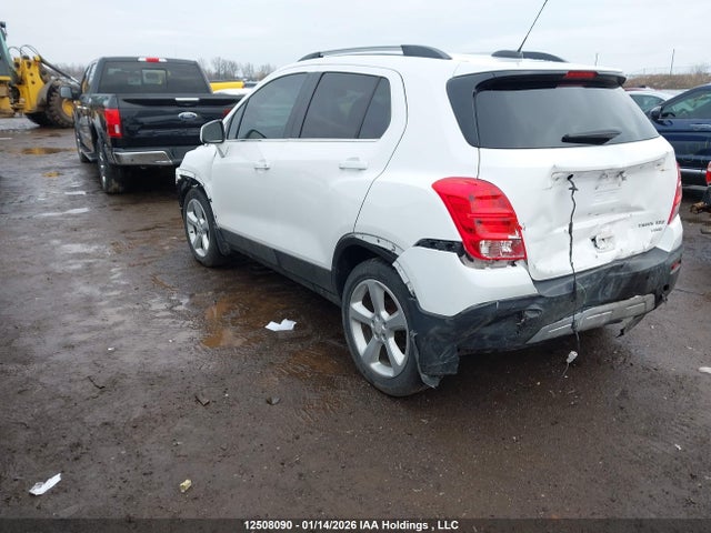 12508090 :رقم المزاد ، 3GNCJRSB0GL222605 vin ، 2016 Chevrolet Trax Ltz مزاد بيع