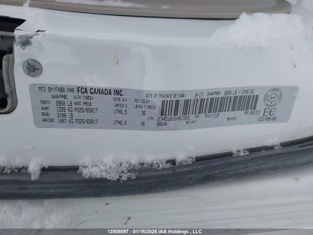 Dodge Grand Caravan Se 2017 2C4RDGBG5HR872691 Image 9