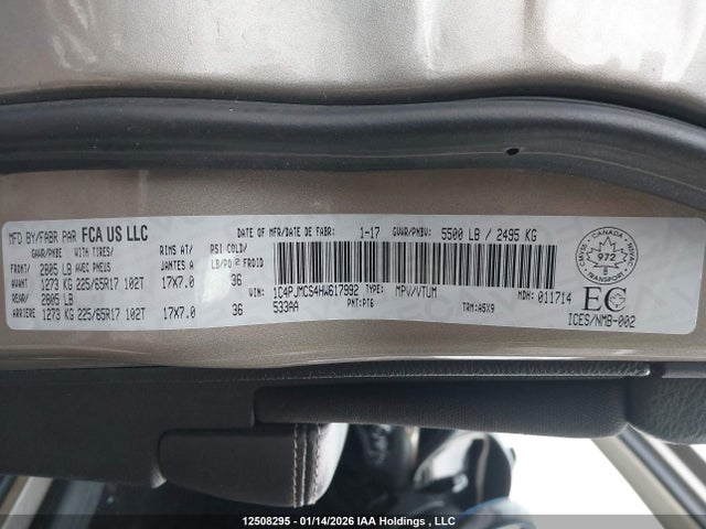 Jeep Cherokee Latitude 2017 1C4PJMCS4HW617992 Image 9