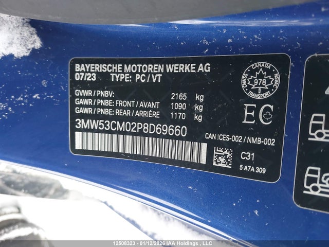 3MW53CM02P8D69660 BMW M240XI