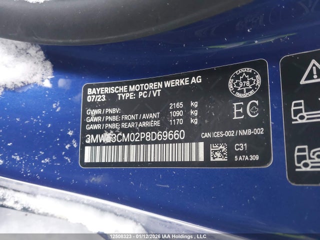 3MW53CM02P8D69660 BMW M240XI