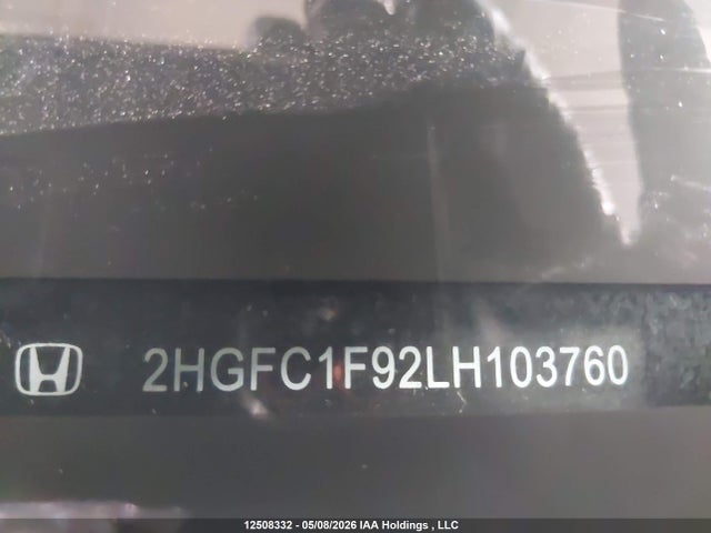 2HGFC1F92LH103760 Honda Civic Touring