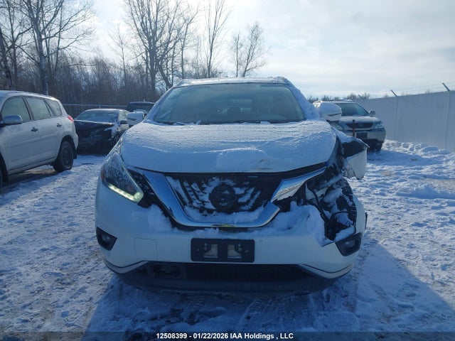 Продаж на аукціоні авто 2018 Nissan Murano S/sl/sv/platinum, vin: 5N1AZ2MH6JN118950, номер лоту: 12508399