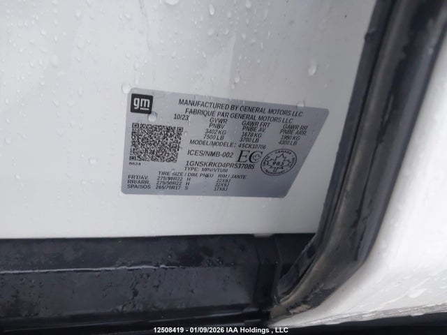 1GNSKRKD4PR537085 Chevrolet l84