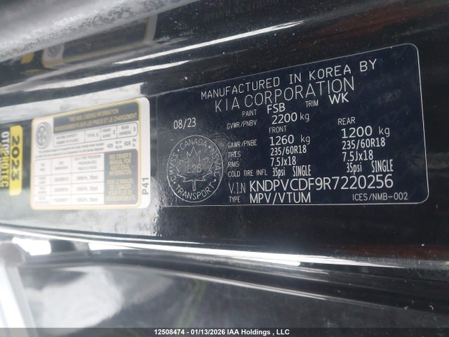 KNDPVCDF9R7220256 KIA Sportage Ex/ex Premium W/black Interior/ex Premium W/red Interior