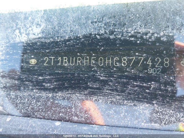 2T1BURHE0HC877428 Toyota COROLLA LE