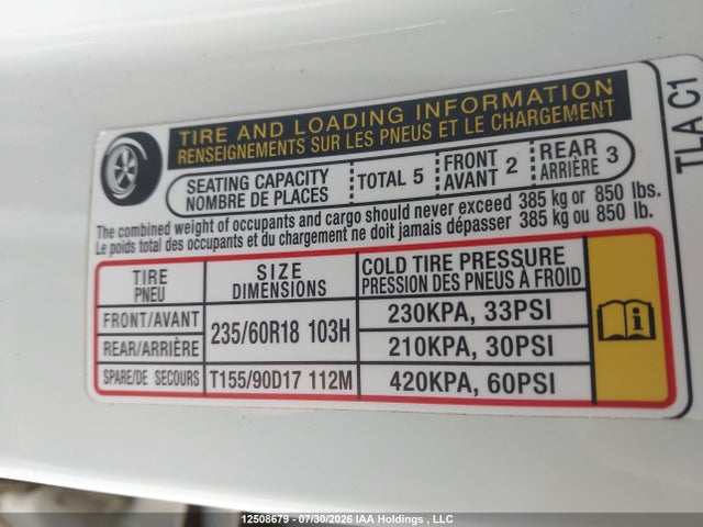 2HKRW2H91JH112296 Honda Cr-v Touring