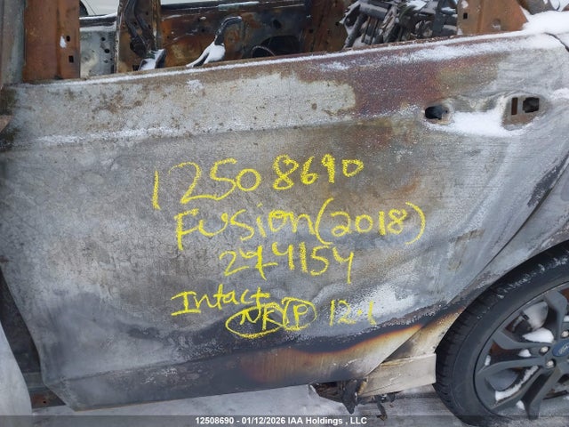 Aukcja sprzedaży 2018 Ford Fusion Se, vin: 3FA6P0H96JR244154, numer aukcji: 12508690